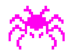 magenta spider