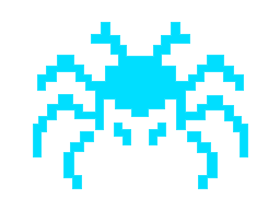 teal spider